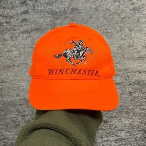 Winchester‎ Hat Snapback Orange Vintage 90s Embroidered Adjustable Cap